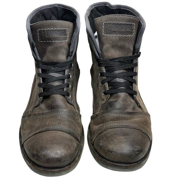 Bullboxer Salus Brown Leather Cap Toe Boots Mens 12 - Picture 2 of 6